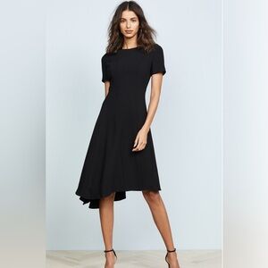 NEW WITH TAGS - Black Halo Olcay Asymmetric Hem A-Line Dress - Size 4